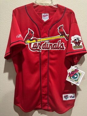 NWT Authentic Diamond Collection Mark McGwire Champion Home Run Jersey